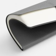 Ежедневник Lungo, недатированный, серый