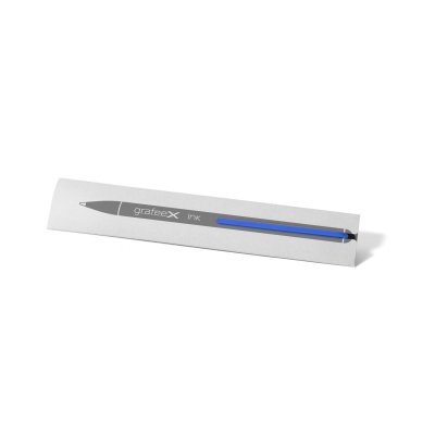 Шариковая ручка Pininfarina GrafeeX с синим клипом в чехле арт. GFX002BL+