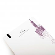 Блокнот линованный Pininfarina ITALIAN BEAUTY FIRENZE из каменной бумаги, А5 арт. NB1421IBFI