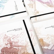 Блокнот линованный Pininfarina ITALIAN BEAUTY MILANO из каменной бумаги, А5