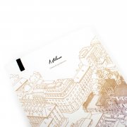 Блокнот линованный Pininfarina ITALIAN BEAUTY ROMA из каменной бумаги, А5 арт. NB1421IBRO