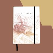 Блокнот линованный Pininfarina ITALIAN BEAUTY ROMA из каменной бумаги, А5 арт. NB1421IBRO