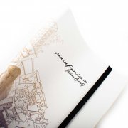 Блокнот линованный Pininfarina ITALIAN BEAUTY ROMA из каменной бумаги, А5 арт. NB1421IBRO