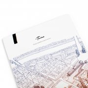 Блокнот линованный Pininfarina ITALIAN BEAUTY TORINO из каменной бумаги, А5