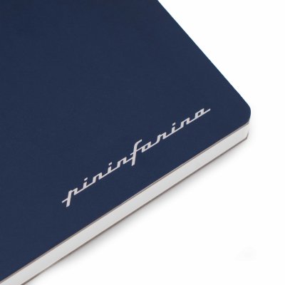 Блокнот линованный Pininfarina из каменной бумаги в твердой обложке, А5, синий арт. NB1421HDRUBL