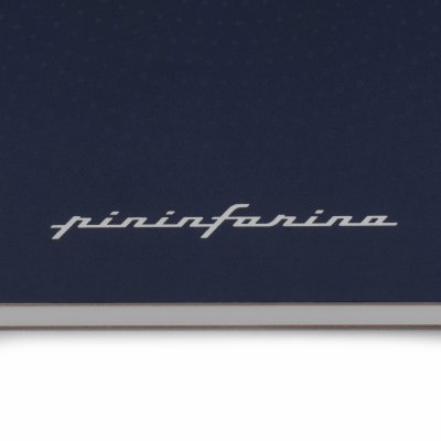 Блокнот линованный Pininfarina из каменной бумаги в твердой обложке, А5, синий арт. NB1421HDRUBL