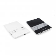 Блокнот линованный Pininfarina из каменной бумаги в мягкой обложке, А5, черный арт. NB1421FLRUBK