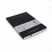 Блокнот линованный Pininfarina из каменной бумаги в мягкой обложке, А5, черный