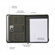 Органайзер VINGA Baltimore из переработанного PU RCS, A4