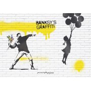 Блокнот линованный Pininfarina Banksy Улетающая девочка из каменной бумаги, А5 арт. PNF1421BSKBA