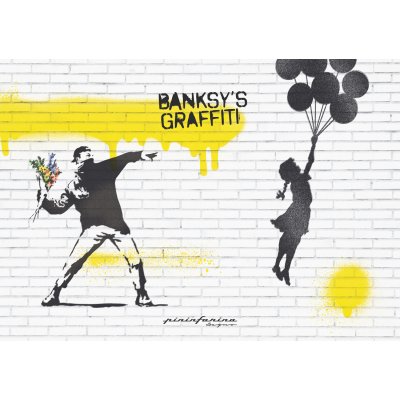 Блокнот линованный Pininfarina Banksy Улетающая девочка из каменной бумаги, А5