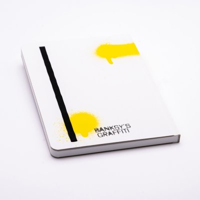 Блокнот линованный Pininfarina Banksy Улетающая девочка из каменной бумаги, А5