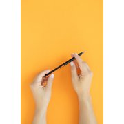 Карандаш GrafeeX с оранжевым клипом в чехле