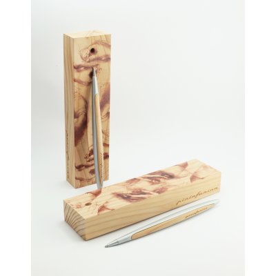 Набор из двух ручек Pininfarina Cambiano BOX CEDARWOOD