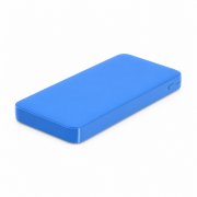 Внешний аккумулятор Polus, 10000 Mah, софт-тач покрытие, светло синий