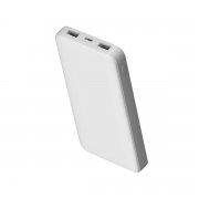 Внешний аккумулятор Polus, 10000 Mah, софт-тач покрытие, белый арт. 2018.01.01