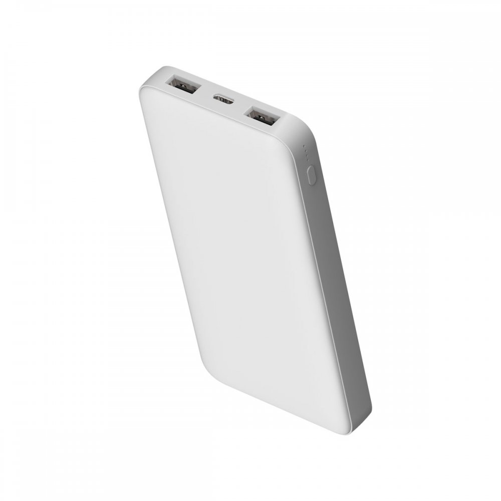 Внешний аккумулятор Polus, 10000 Mah, софт-тач покрытие, белый арт. 2018.01.01 Внешний аккумулятор Polus, 10000 Mah, софт-тач покрытие, белый арт. 2018.01.01