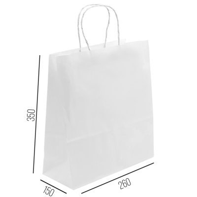 Пакет из бумаги Pretend, Белый арт. RUS7501.01