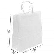 Пакет из бумаги Pretend, Белый