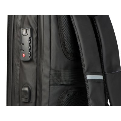 Антикражный рюкзак Sheller для ноутбука 17.3"  с пластиковой поверхностью