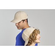 Бейсболка FAM-S, 6 клиньев, металлическая застёжка Серый