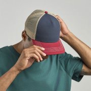 Бейсболка RAPPER CANVAS-S, 5 клиньев, пластиковая застёжка Серый арт. 254400-S.293