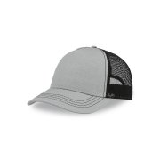 Бейсболка "RAPPER CANVAS-S", 5 клиньев, пластиковая застёжка Серый