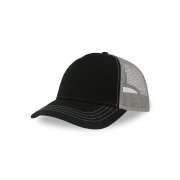 Бейсболка "RAPPER CANVAS-S", 5 клиньев, пластиковая застёжка Серый