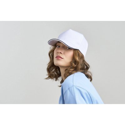 Бейсболка RECY FIVE PIPING, 5 клиньев, застежка-липучка Оранжевый арт. 254930-S.05