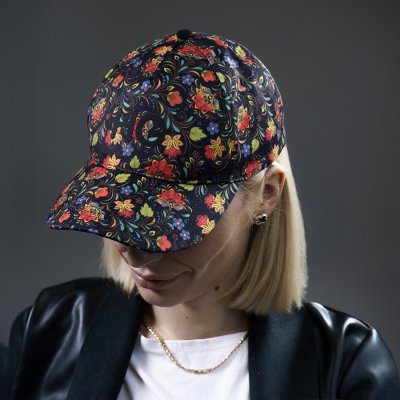 Образец бейсболка CUSTOM MERCH, 5 клиньев, застёжка на липучке черный арт. 50001