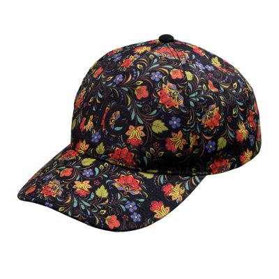 Образец бейсболка CUSTOM MERCH, 5 клиньев, застёжка на липучке черный арт. 50001