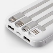 Аккумулятор Omni Qi 10000 мАч, ver.2, белый