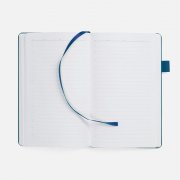 Ежедневник White Shall, недатированный, бело-синий