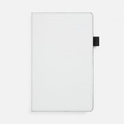 Ежедневник White Shall, недатированный, бело-черный