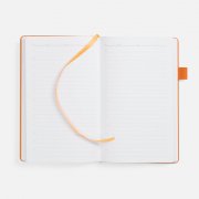 Ежедневник White Shall, недатированный, бело-оранжевый