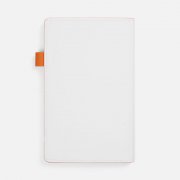 Ежедневник White Shall, недатированный, бело-оранжевый