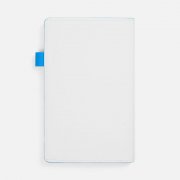 Ежедневник White Shall, недатированный, бело-голубой