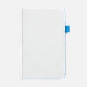 Ежедневник White Shall, недатированный, бело-голубой