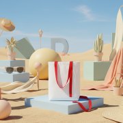 Сумка для покупок TAHOMA 270 г/м², красная арт. 25009.05