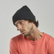 Шапка вязаная двойная Wind-S, пурпурный, 100% переработанный полиэстер Пурпурный