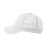 Бейсболка RAPPER COTTON-S, 5 клиньев, пластиковая застёжка Белый