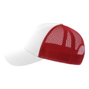 Бейсболка RAPPER COTTON-S, 5 клиньев, пластиковая застёжка Белый