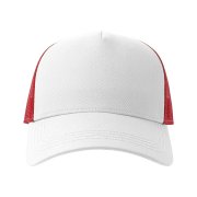 Бейсболка RAPPER COTTON-S, 5 клиньев, пластиковая застёжка Белый