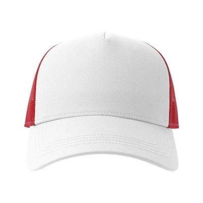 Бейсболка RAPPER COTTON-S, 5 клиньев, пластиковая застёжка, 280 Белый