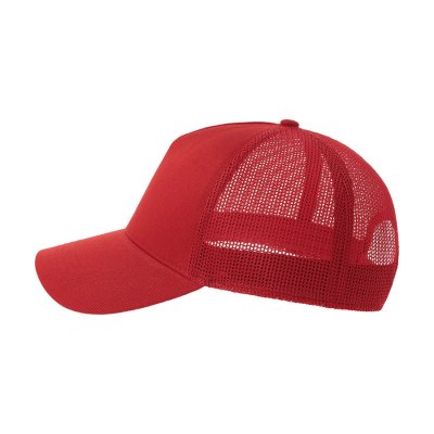 Бейсболка RAPPER COTTON-S, 5 клиньев, пластиковая застёжка, 280 Красный