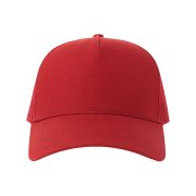 Бейсболка RAPPER COTTON-S, 5 клиньев, пластиковая застёжка Красный