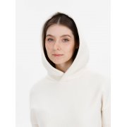 Худи оверсайз унисекс Snuggie, молочно-белое