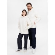 Худи оверсайз унисекс Snuggie, молочно-белое