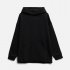 Худи оверсайз унисекс Snuggie, черное Худи оверсайз унисекс Snuggie, черное