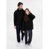 Худи оверсайз унисекс Snuggie, черное Худи оверсайз унисекс Snuggie, черное